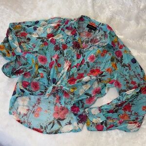 Premise Colorful Floral Blouse